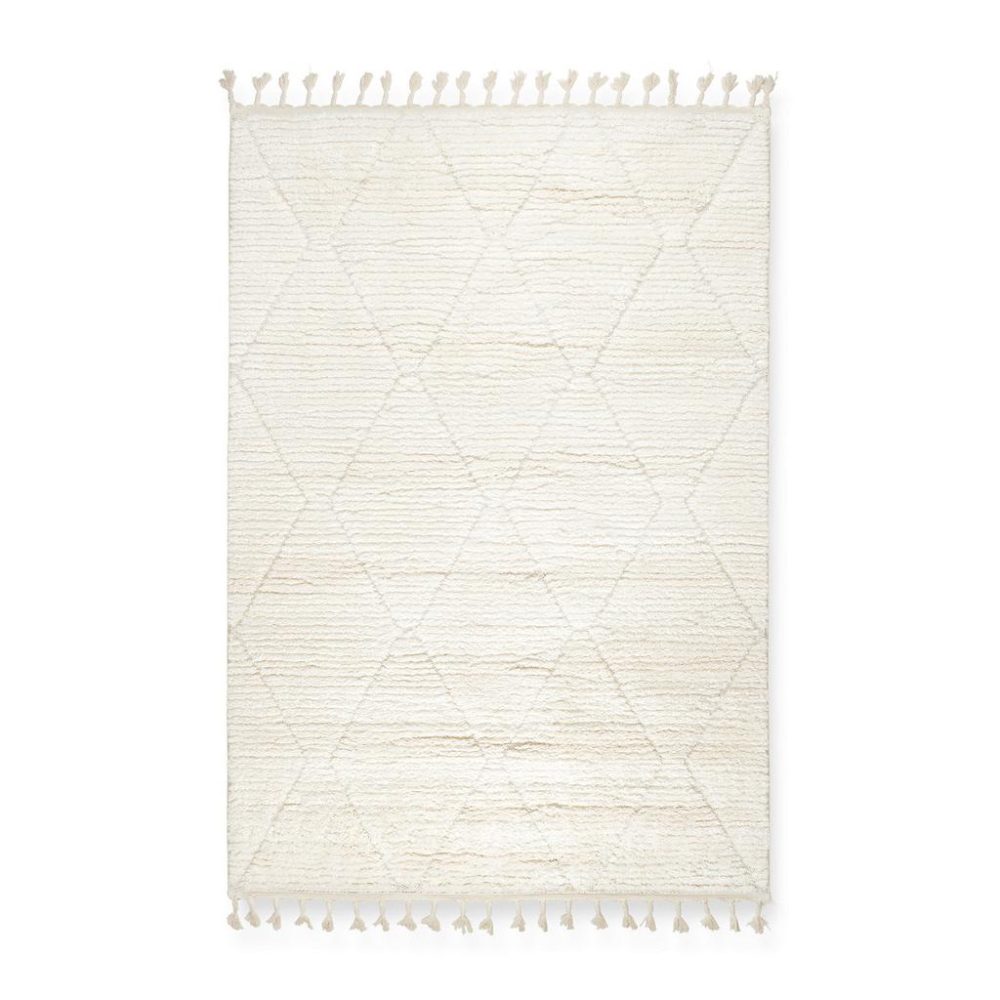 Webteppich Selma In Weiss Ca. 80x150cm 80/150 cm 