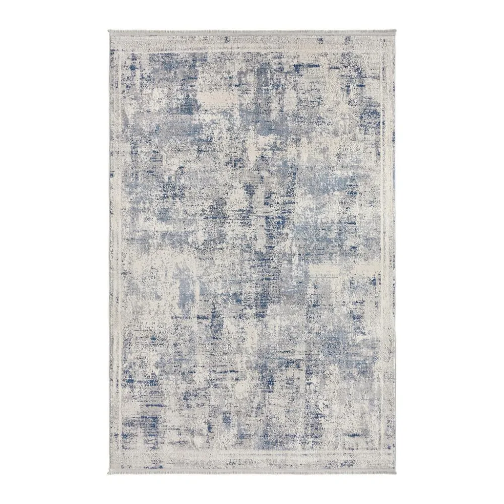 Webteppich Isvind Creme/hellblau Ca. 120x170cm 120/170 cm 