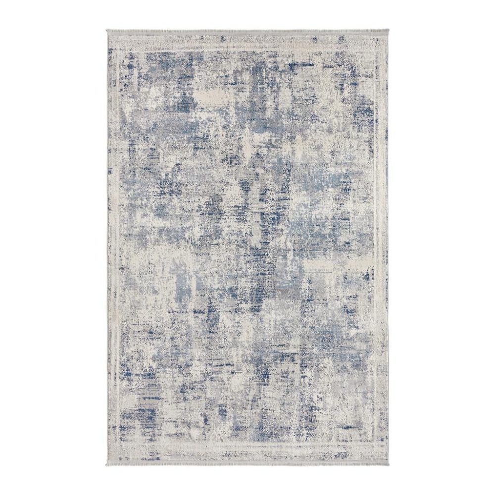 Webteppich Isvind Creme/hellblau Ca. 160x230cm 160/230 cm 