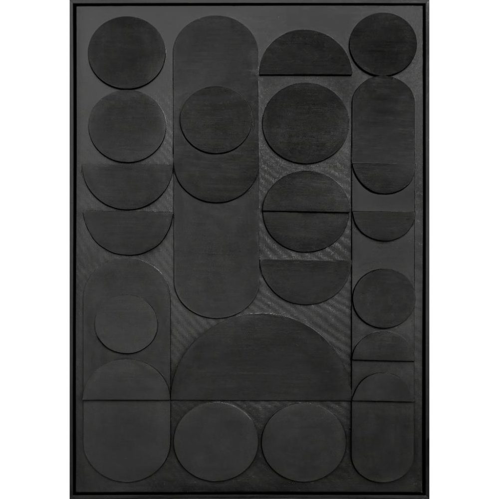 Keilrahmenbild Denise In Schwarz Ca. 100x140cm 100/140 cm 