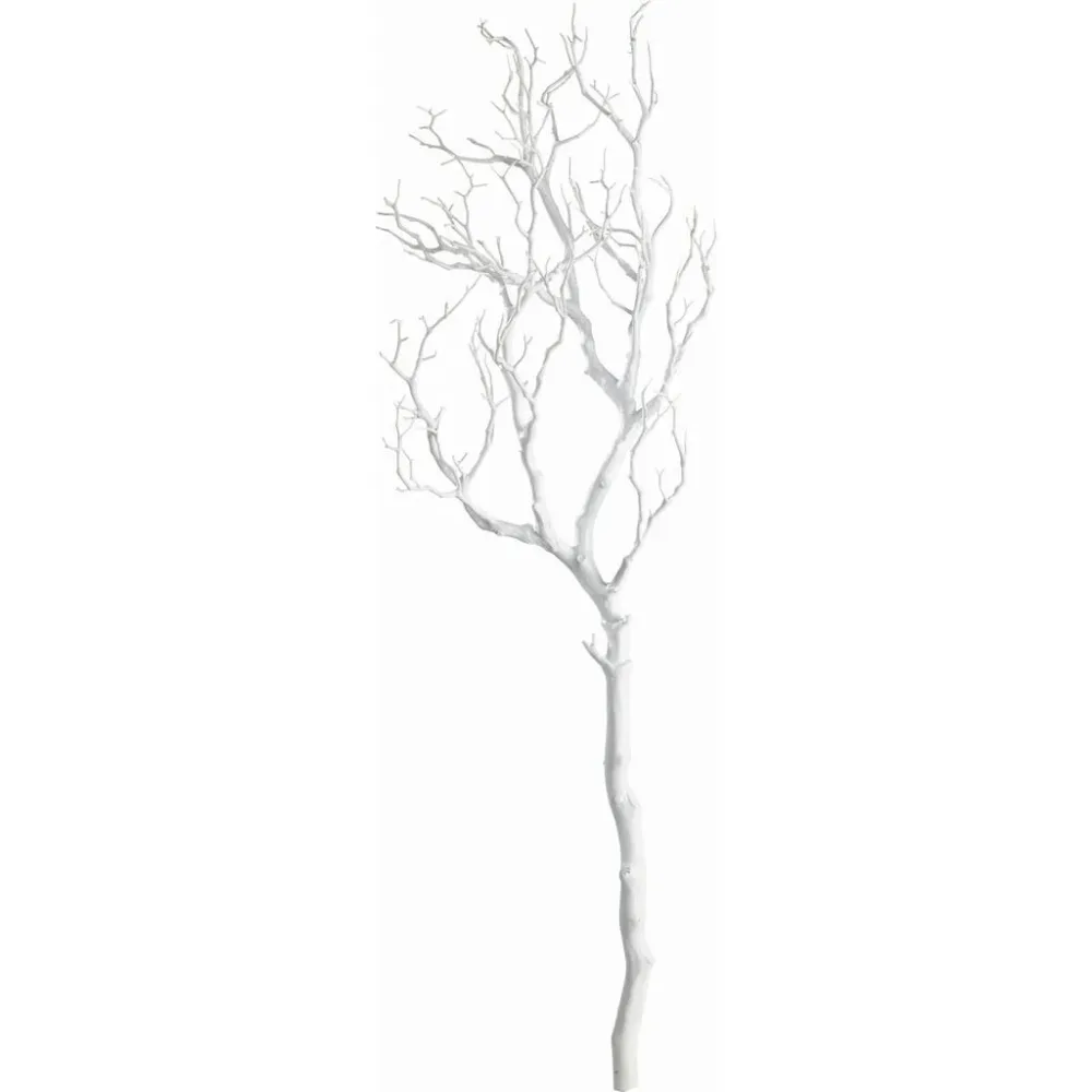 Dekozweig Sam Weiss 97 cm 