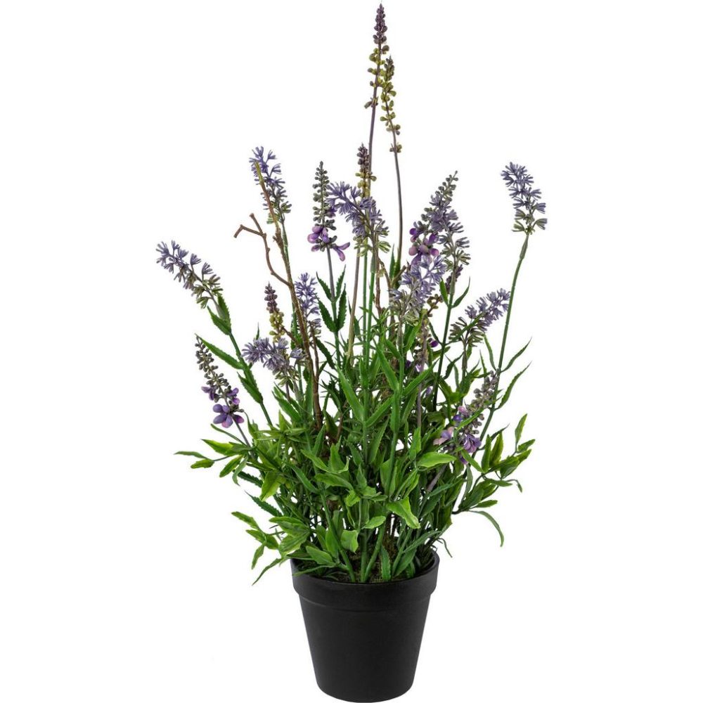 Kunstpflanze Lavendel Ii Grün/lila Lavendel 48 cm 