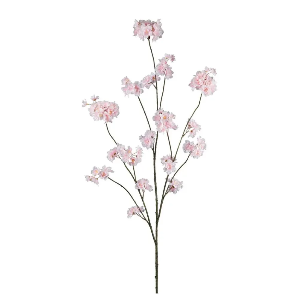 Dekozweig Blütenzweig I Rosa/braun 130 cm 