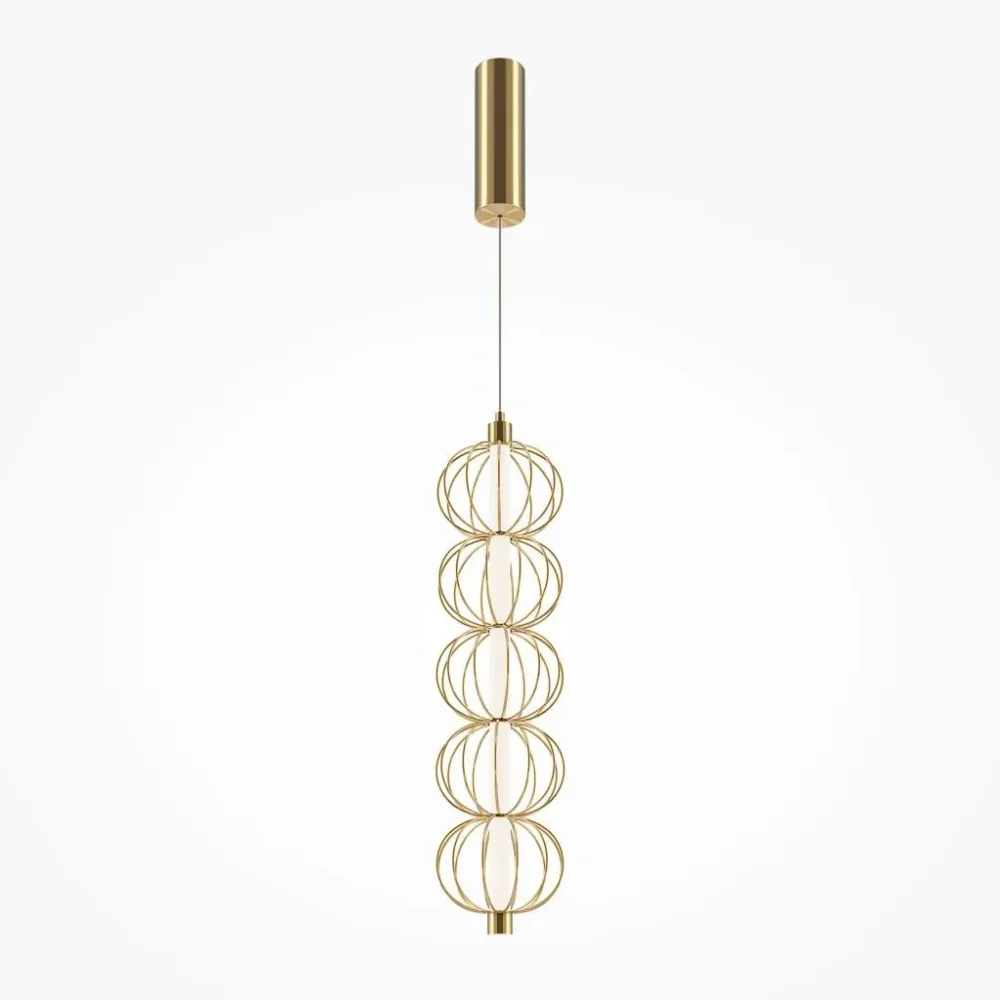 LED Design Pendellampe „Golden Cage“ Maytoni