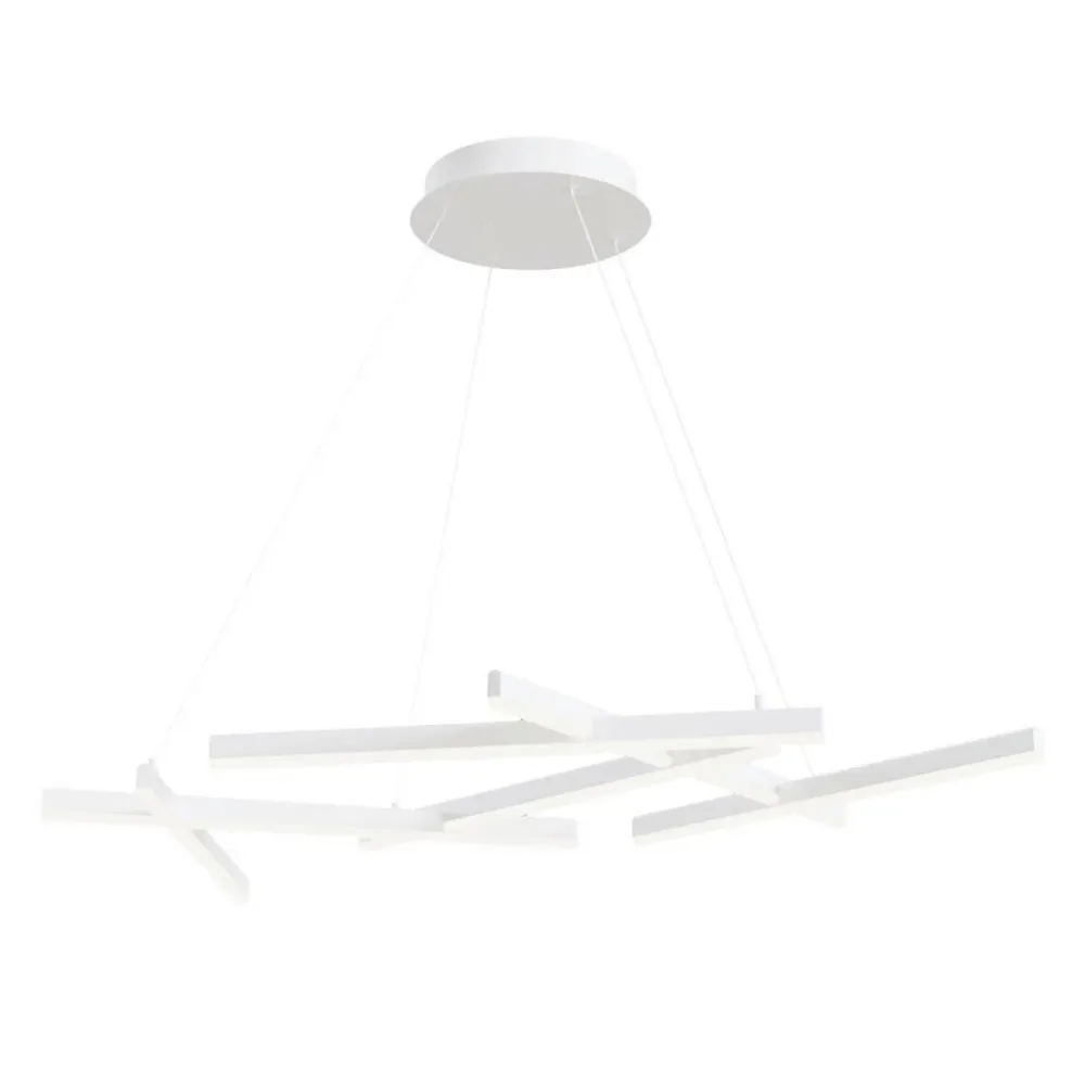 Pendelleuchte Line Weiss Max. 79 Watt 101/66/5,5 cm  