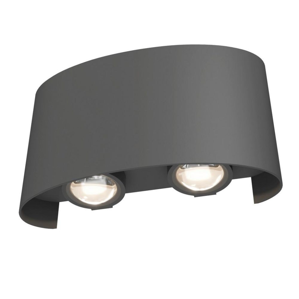 Aussenwandleuchte Strato Grau Max. 4 Watt  