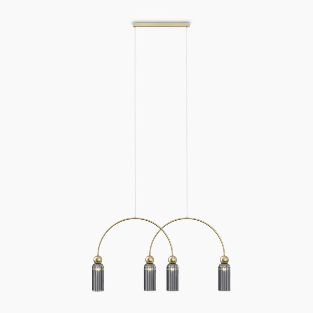 Pendelleuchte Mod302pl-04gr  110/360/10 cm 