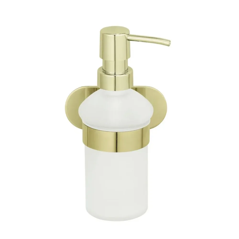 Seifenspender In Goldfarben Metall 