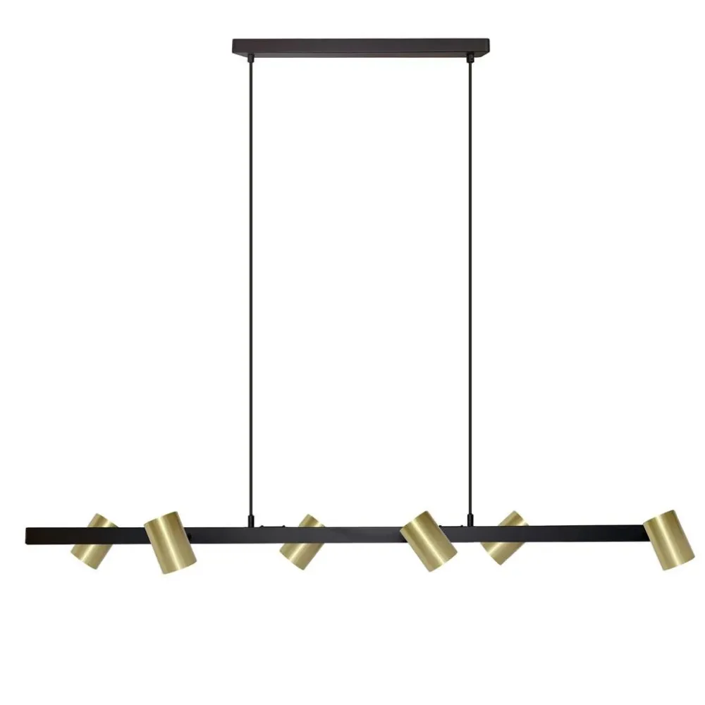 Hängeleuchte Lp-731/6p Gold _ Snow 6 115/45/150 cm  