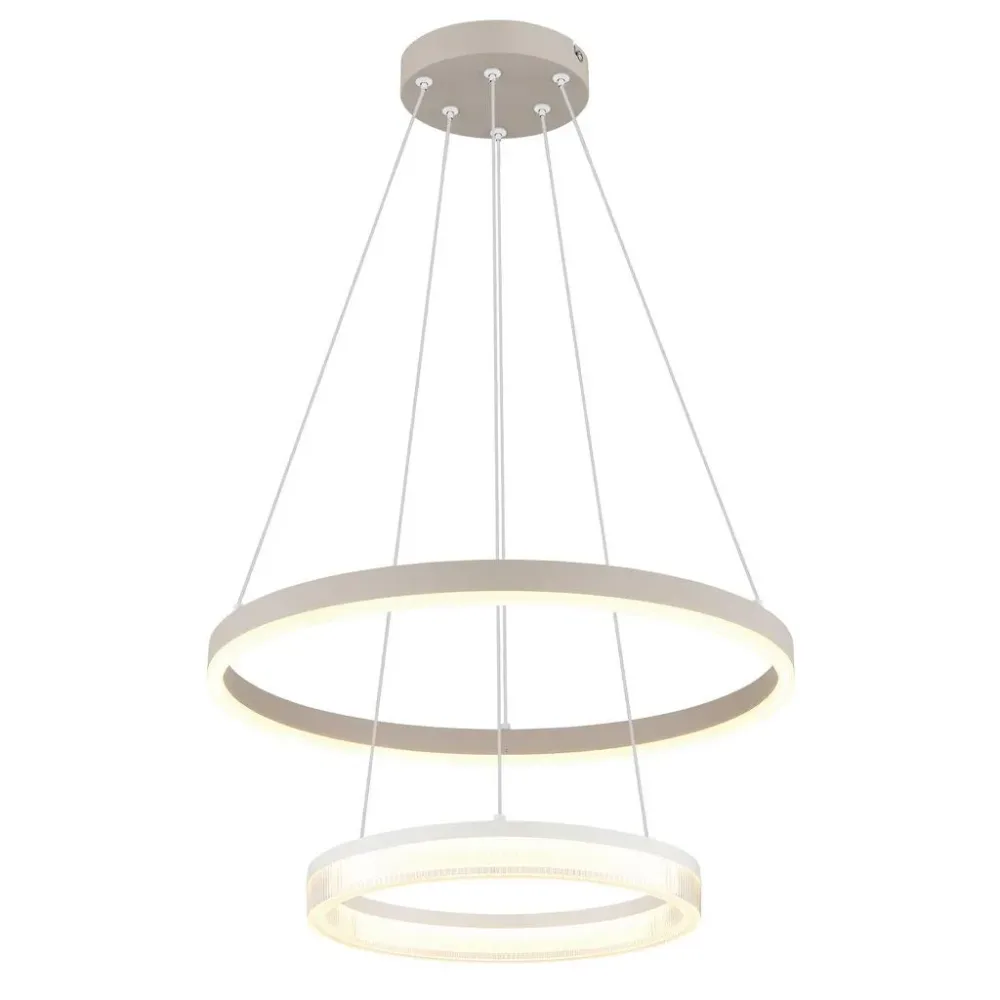 Hängelampe ZARA 50x150cm 30W sandfarben