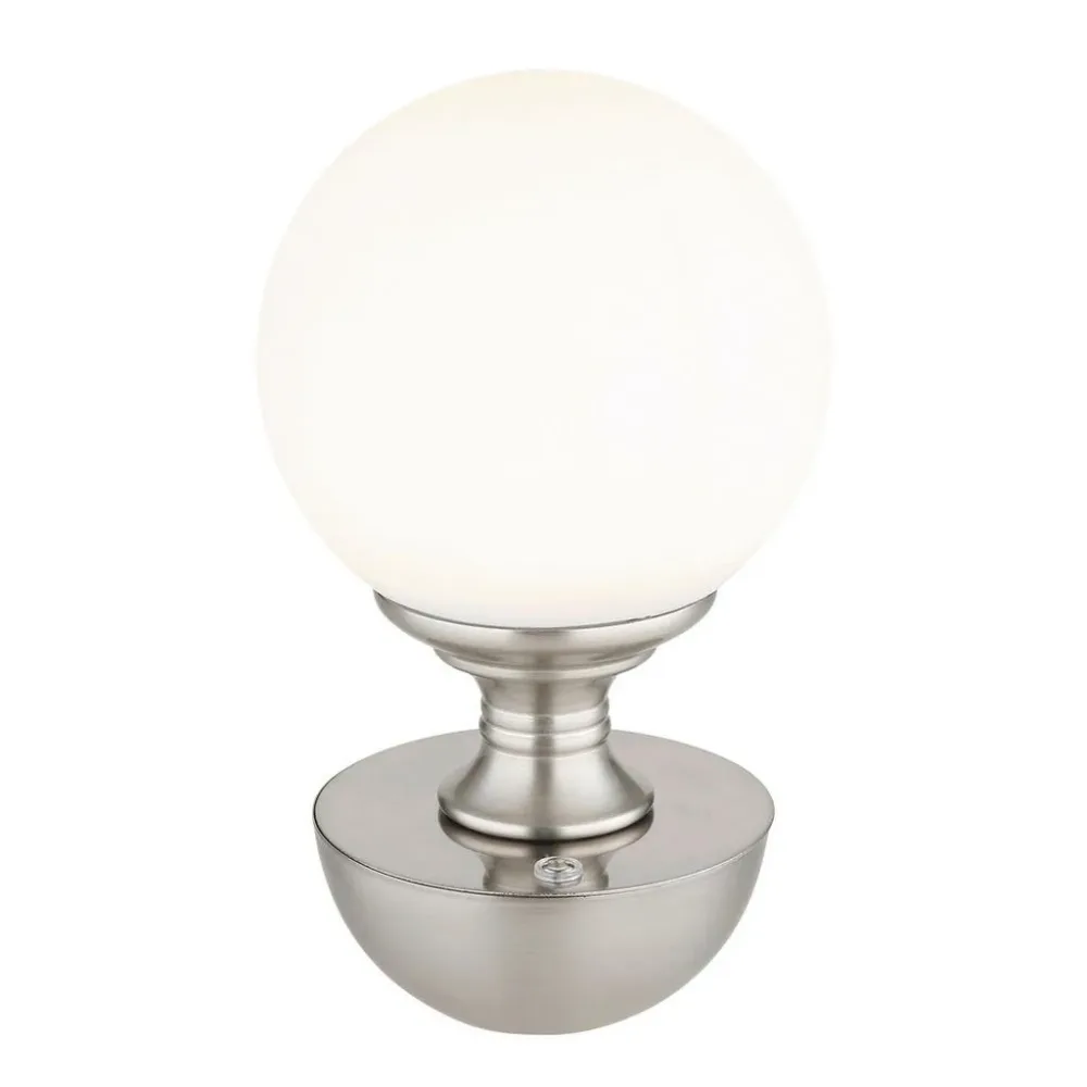 Led-tischleuchte Tabina Weiss/silberfarben Max. 2,5 W  