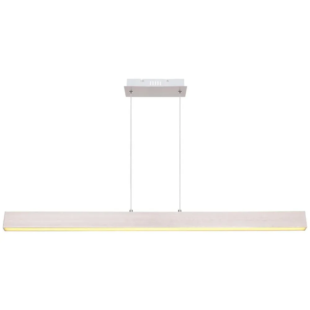 Led-hängeleuchte Verena L: 121 Cm Nickel 121/8/120 cm  
