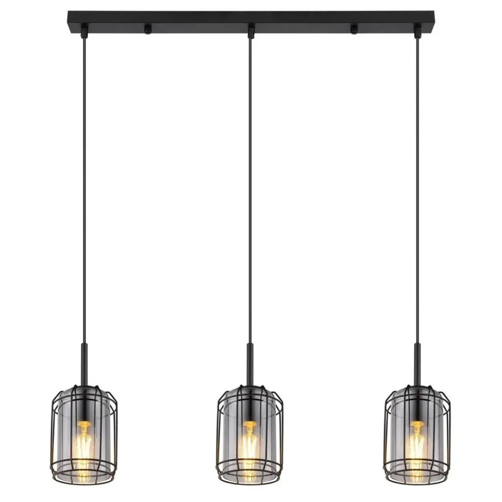 mutoni - Hängeleuchte Kammi Metall  matt 3xE27, One Size, Multicolor