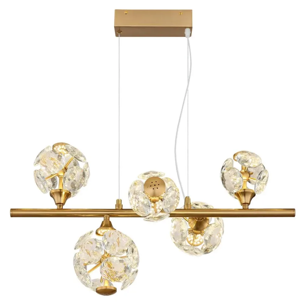 Led-hängeleuchte 16047-5h Virina 61/31/150 cm  