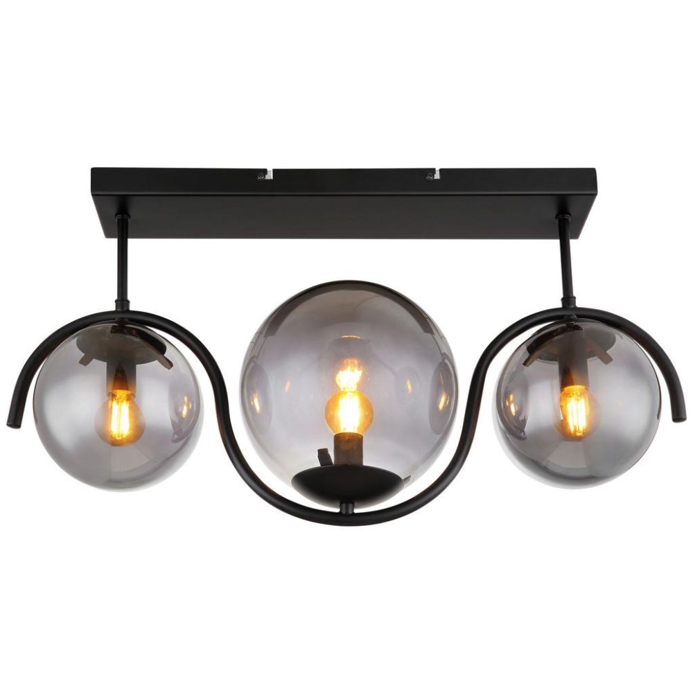 mutoni - Deckenleuchte Porry Metall  matt 3xE14, One Size, Multicolor