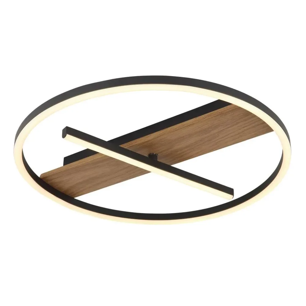 Deckenlampe PIKARA 40.5cm 24W schwarz