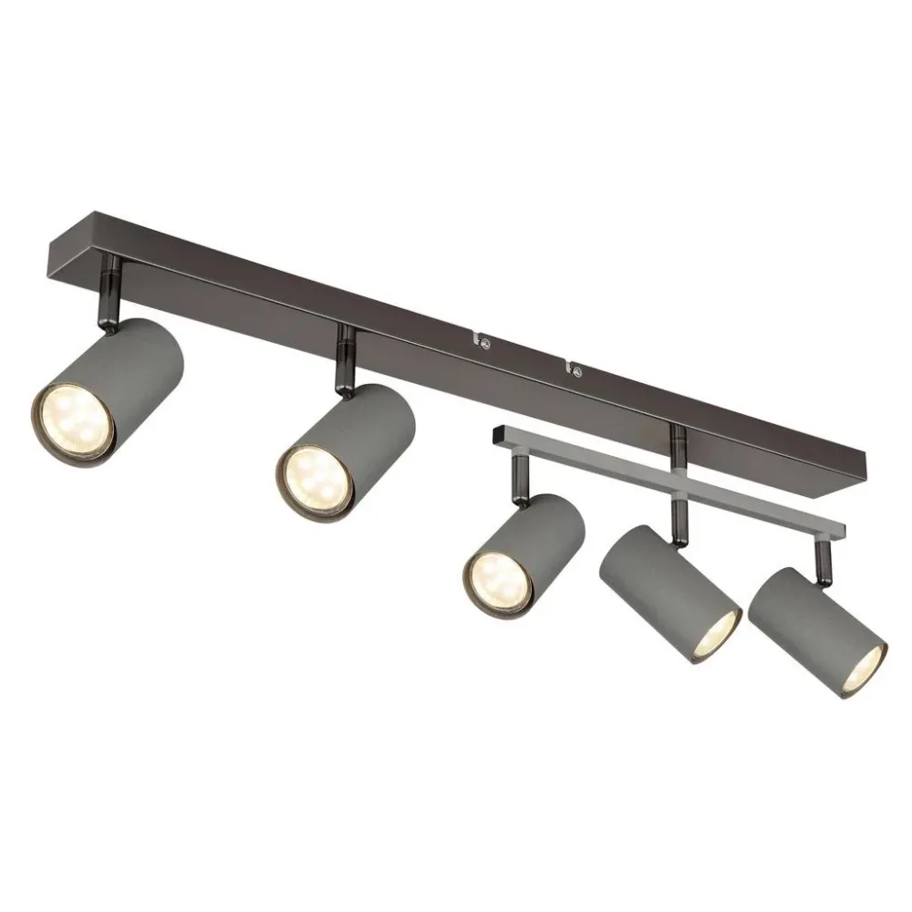 Strahler Robby Grau/schwarzchrom Max. 35 Watt  70/35/17 cm 