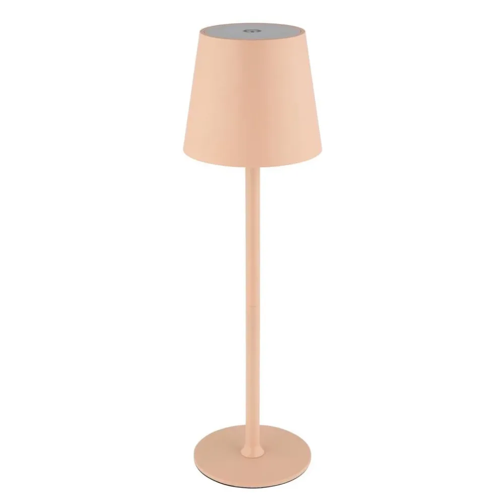 Akku-tischleuchte Vannie Rosa/weiss Max. 3 Watt  