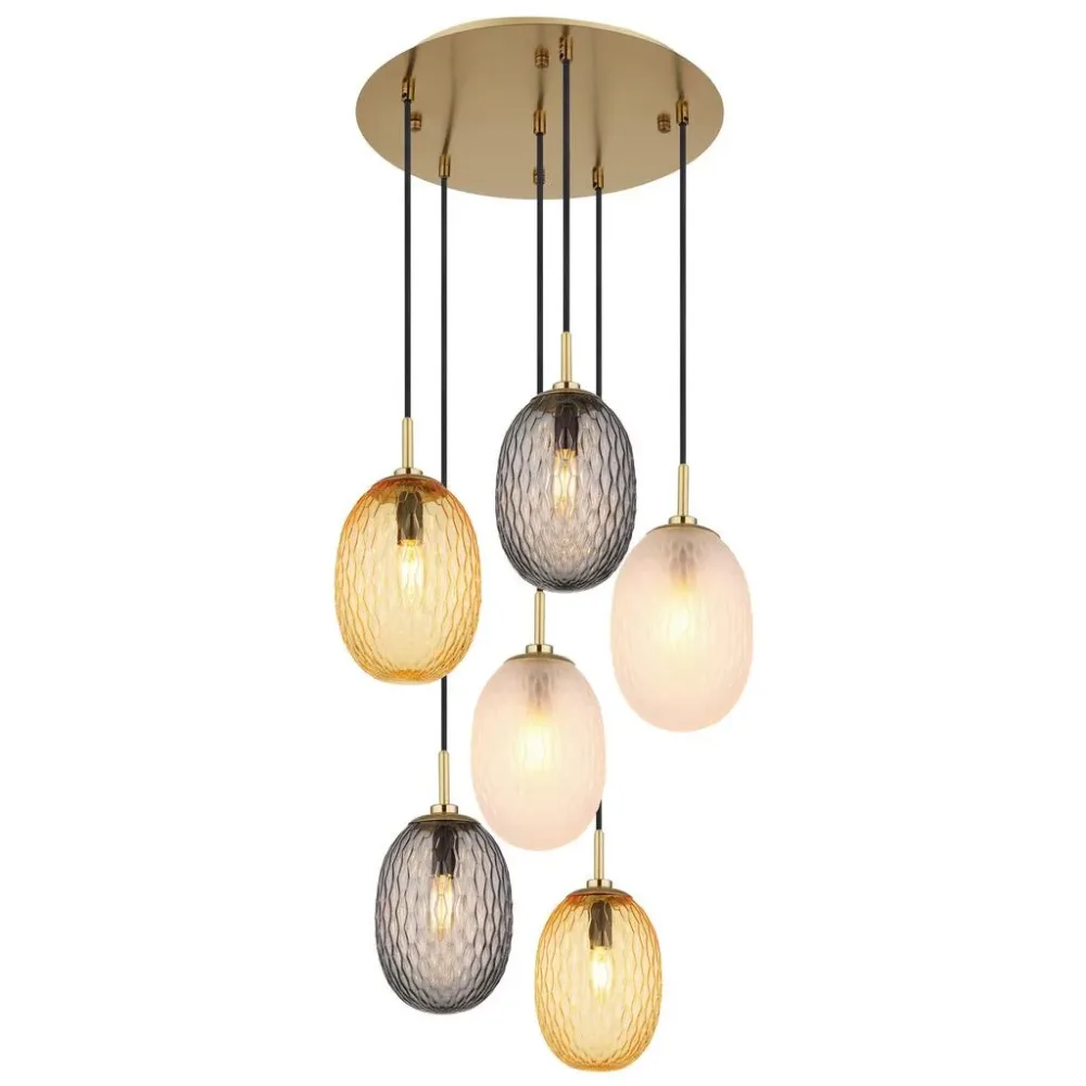 Hängeleuchte 15899-6hr 47/120 cm  