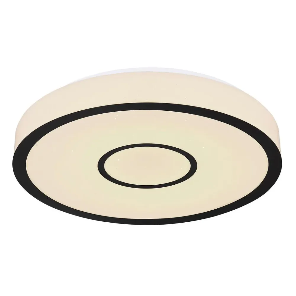 Led-deckenleuchte Georgia In Schwarz/weiss Max. 30 Watt  