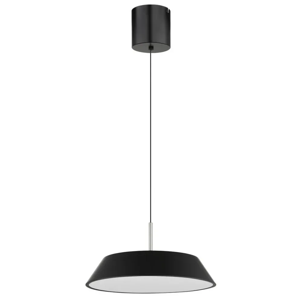 Hängelampe SILENA 40x180cm 24W schwarz