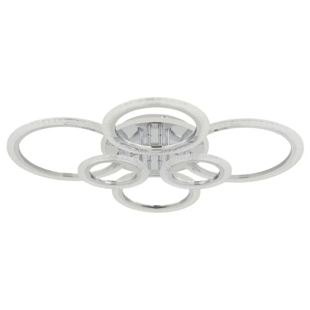 Deckenlampe SALINAS variable Intensität 60.5cm 48W silber