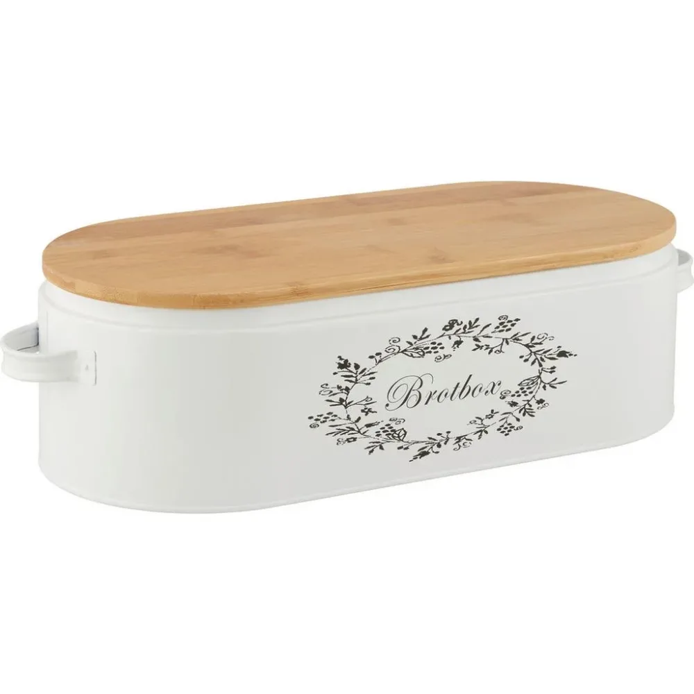 Brotbox Lore Weiss Echtholz 