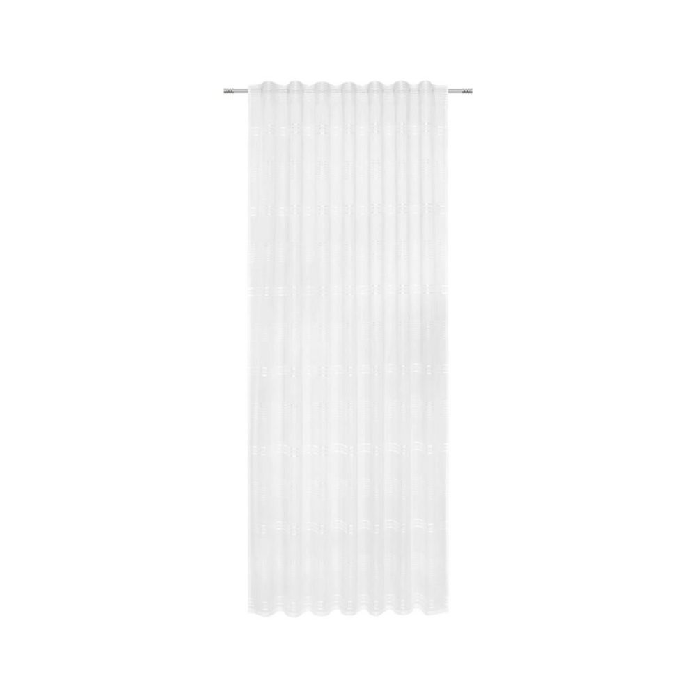 Fertigvorhang Louis Weiss 140x245cm transparent 