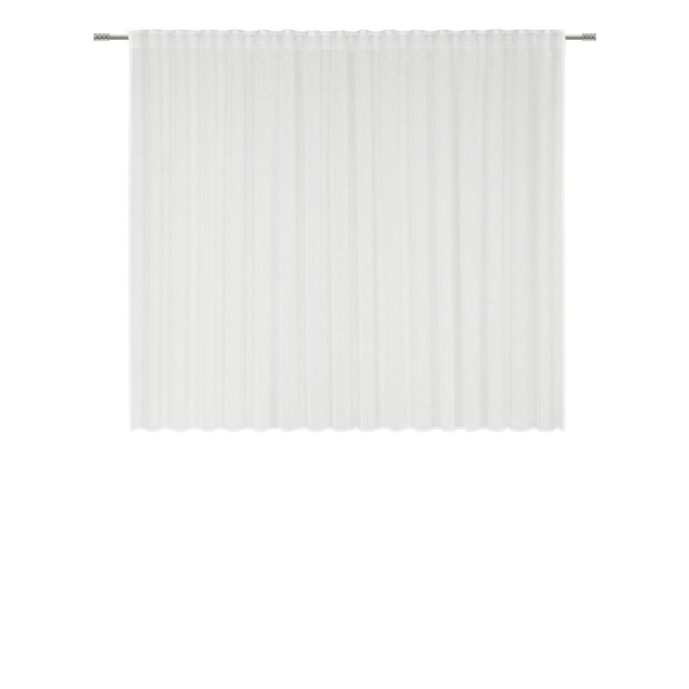 Fertigvorhang Sigrid Weiss Ca. 300x145cm halbtransparent  300/145 cm 