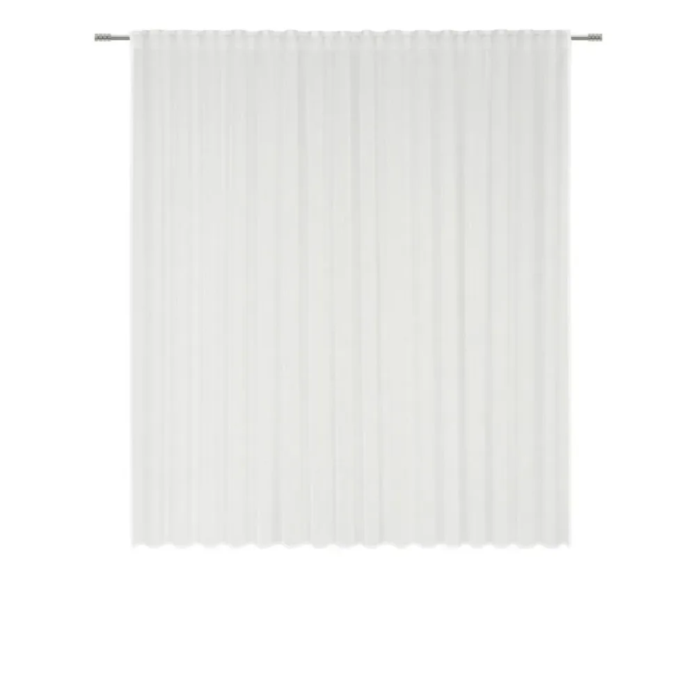 Fertigvorhang Sigrid Weiss Ca. 300x175cm halbtransparent  300/175 cm 