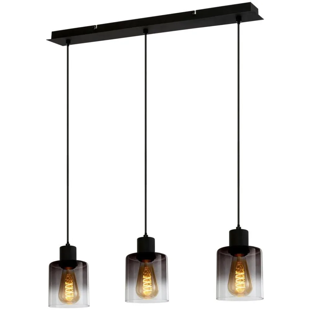 Hängeleuchte Estelle In Schwarz Max. 25 Watt 64/12/120 cm  
