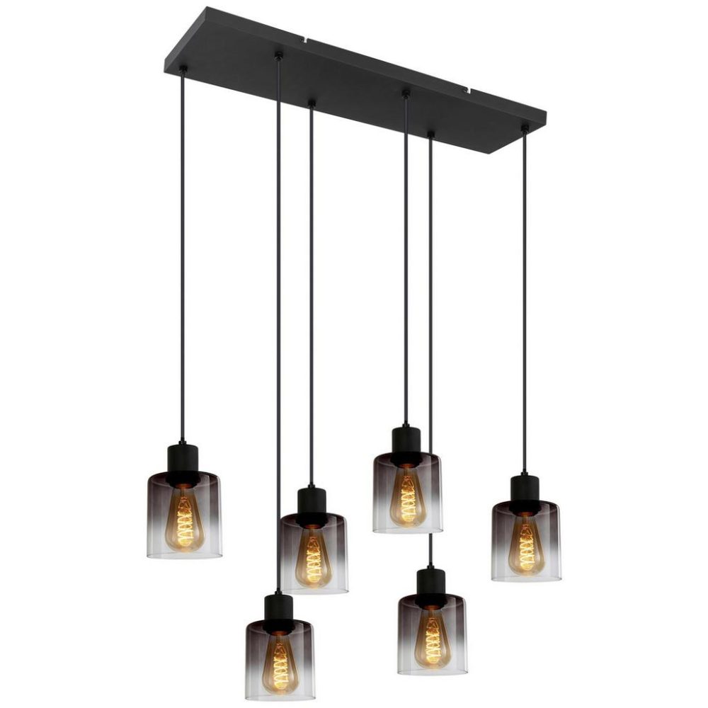 Hängeleuchte Estelle In Schwarz Max. 25 Watt 77/18/120 cm  