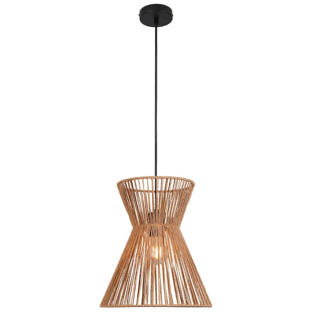 Hängeleuchte Naturm In Naturfarben Max. 25 Watt 30/120 cm  