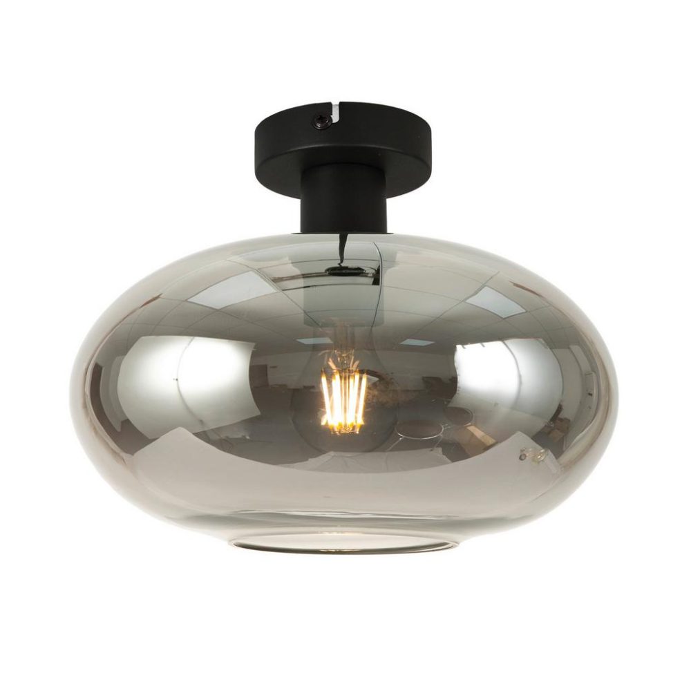 Deckenleuchte Tipo In Schwarz Max. 25 Watt 30/23,5 cm  