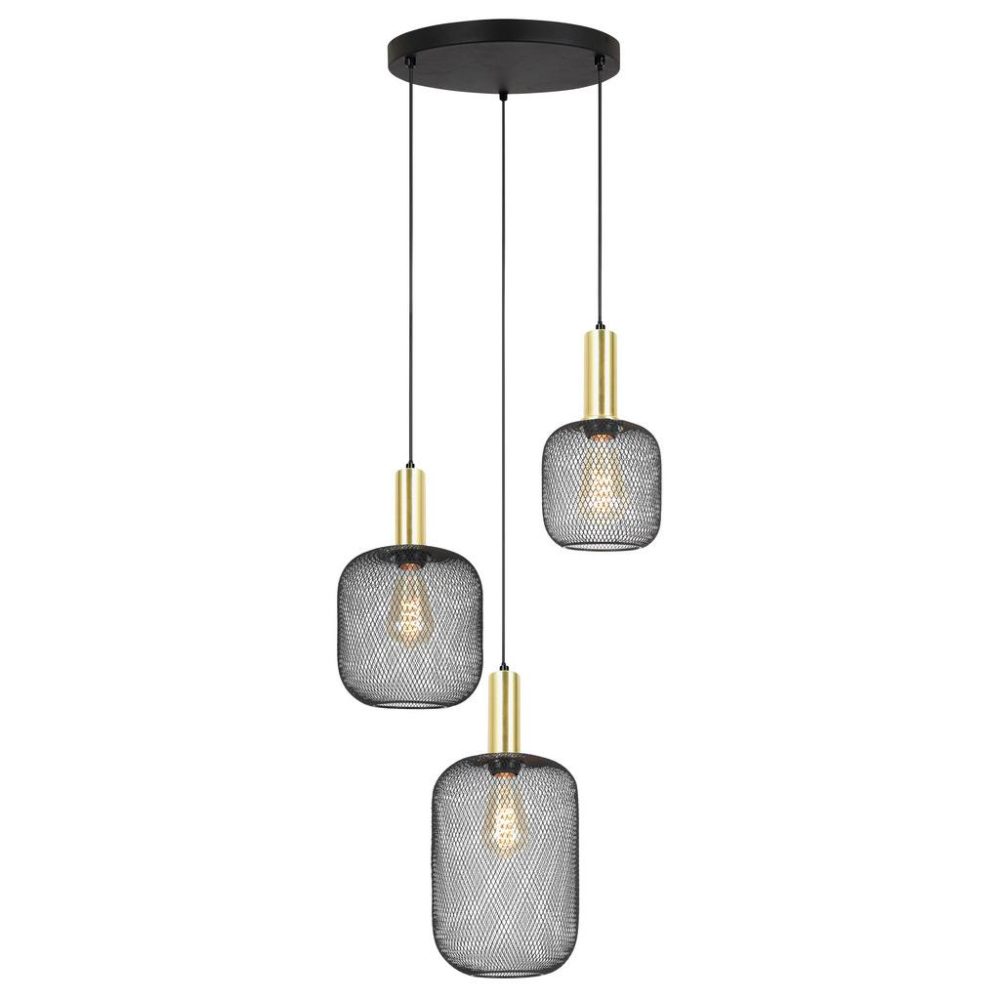 Hängeleuchte Drato Schwarz Max. 25 Watt 39/34/120 cm  