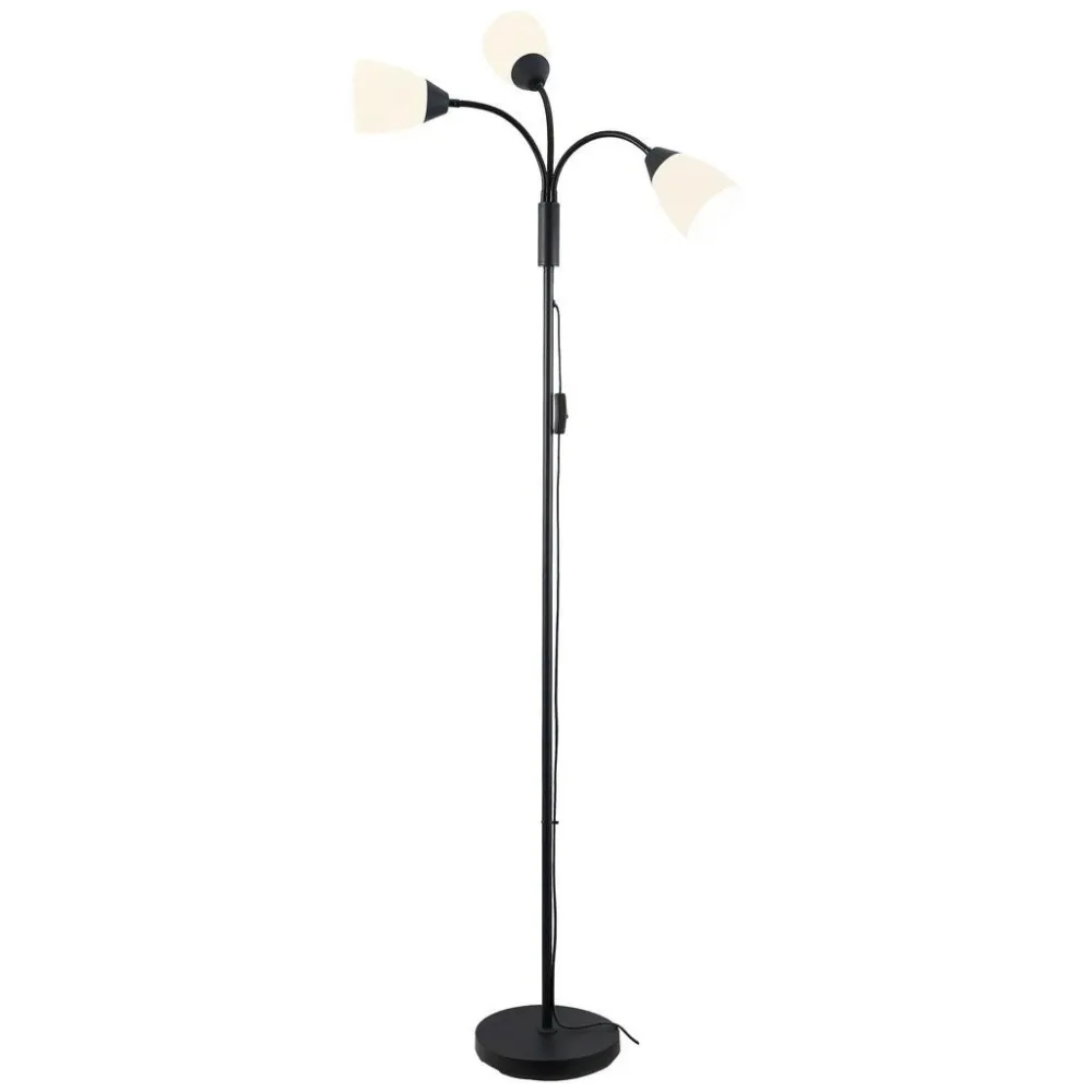Stehleuchte Turin Schwarz/weiss Max. 25 Watt  