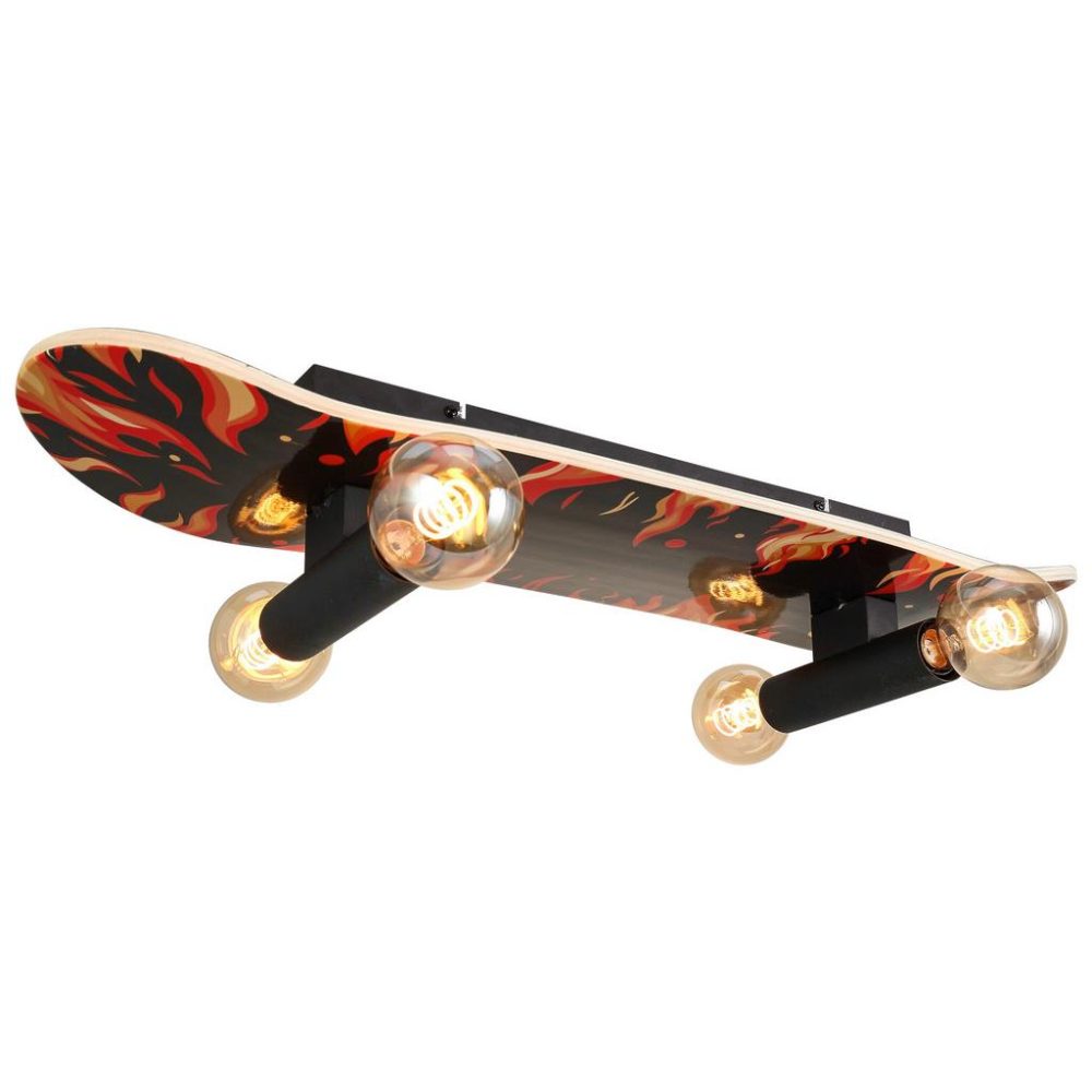 Deckenleuchte Skati Schwarz Max. 40 Watt  78/20.5/13.5 cm 