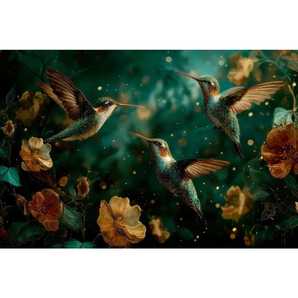 Leinwandbild Silver Multicolor 120/80 cm 