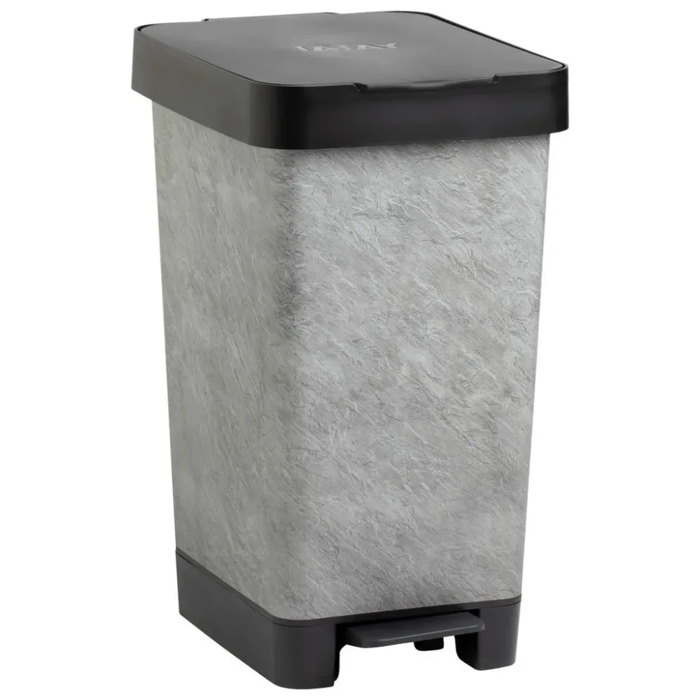 Treteimer Style Schwarz/grau Ca. 25l 