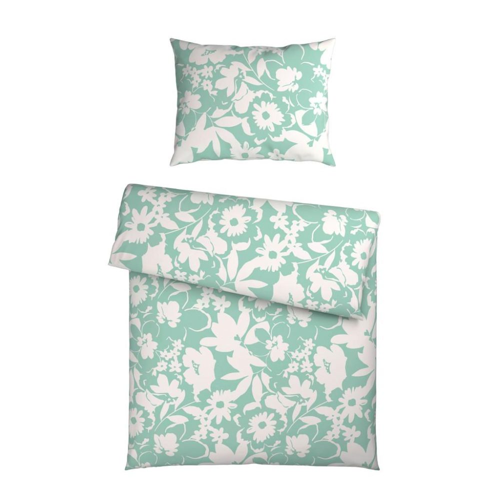 Bettwäscheset Floral Renforcé 160/210 cm 