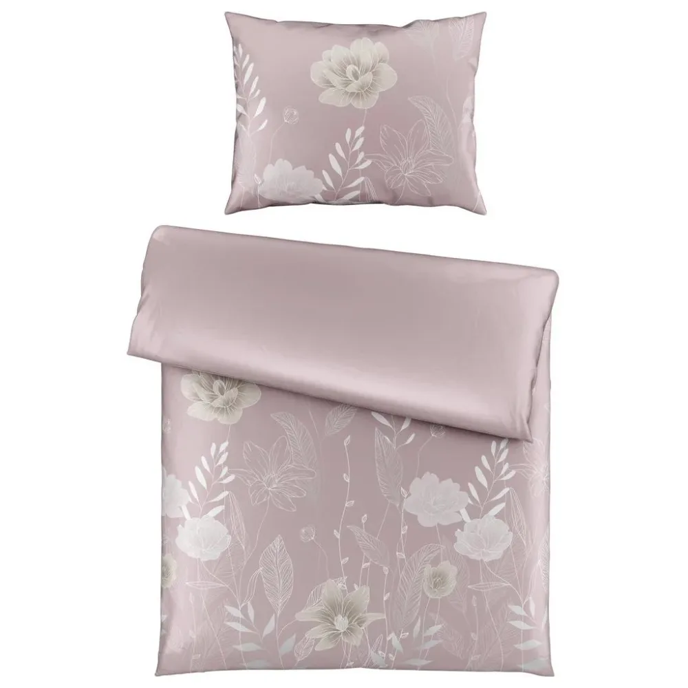 Bettwäsche Nala In Mauve Ca. 160x210cm Satin 160/210 cm 