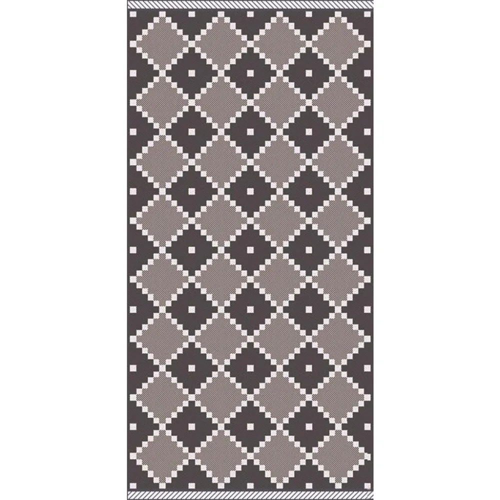 Flachwebeteppich Phoenix 1 In Grau Ca. 80x150cm 80/150 cm 