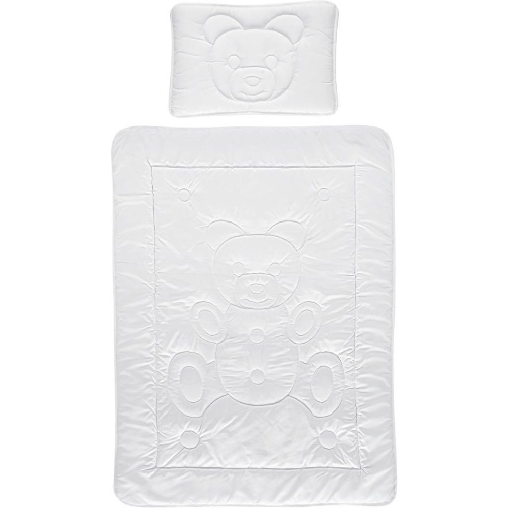 Kinderbettset Ca. 100x135cm In Weiss 100/135 cm 