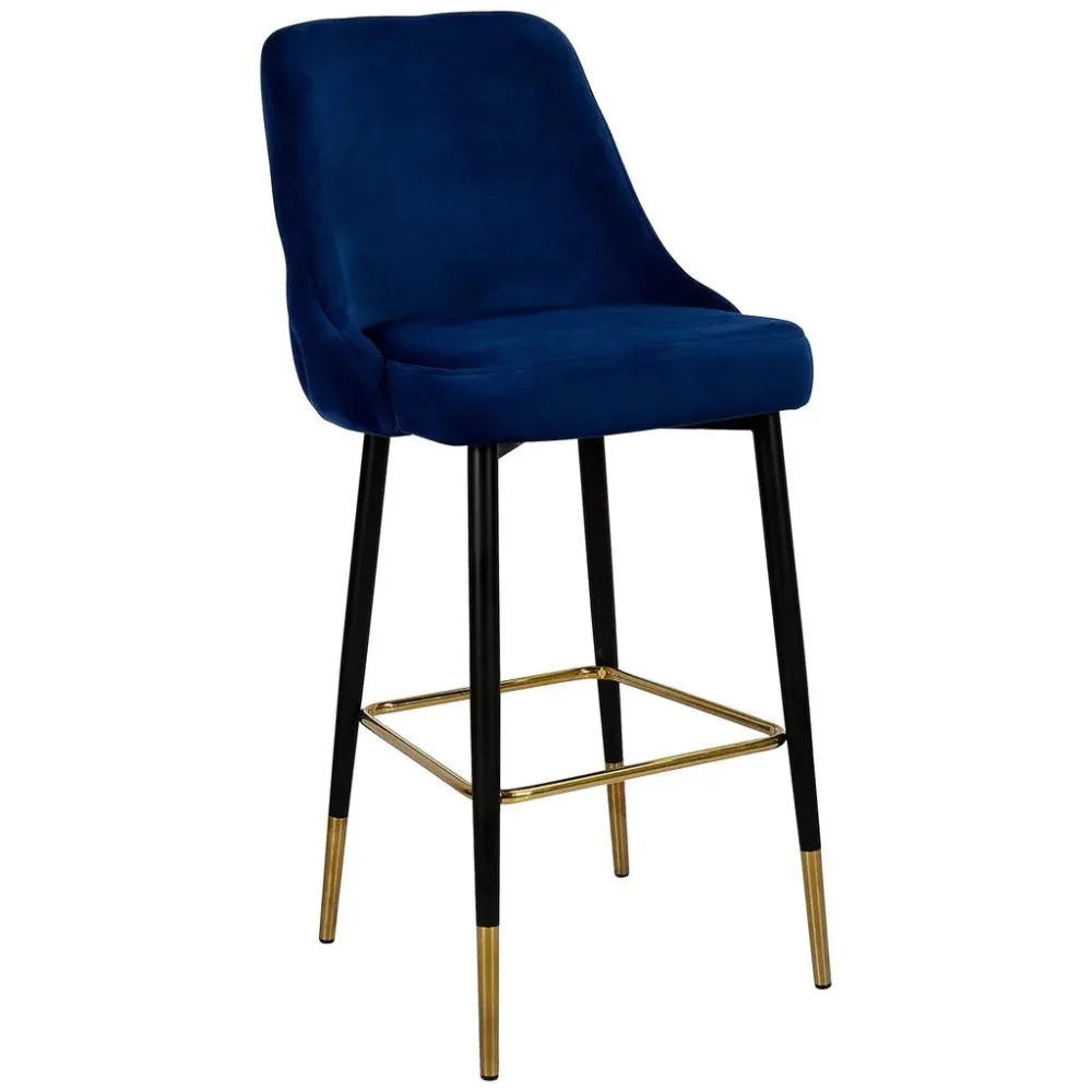 Barhocker Mojo 100 Textil Blau 