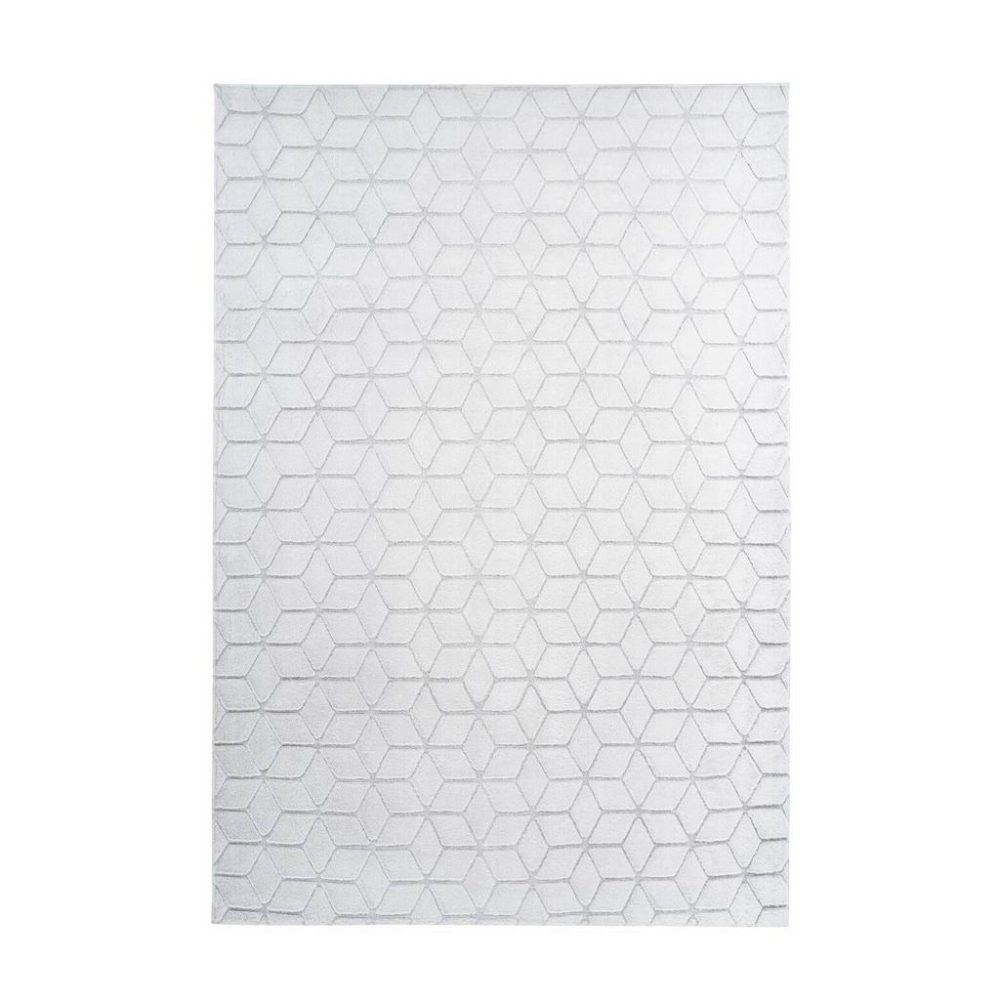Teppich Vivica 125 Weiss / Graublau 160/230 cm 