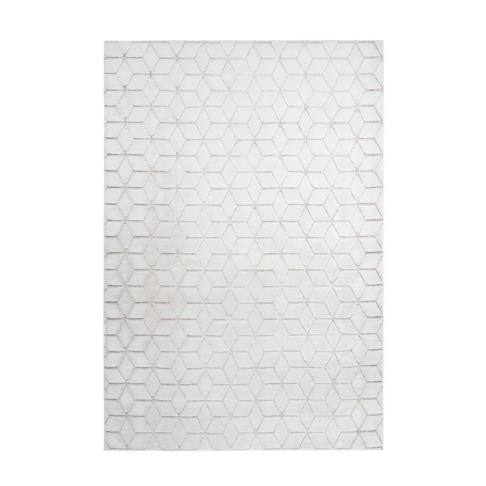 Teppich Vivica 125 Weiss / Rosé 160/230 cm 