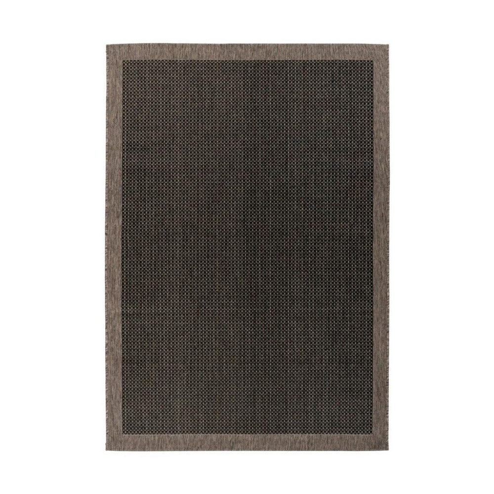 Flachwebeteppich Splash 100 Anthrazit / Schwarz 120/170 cm 