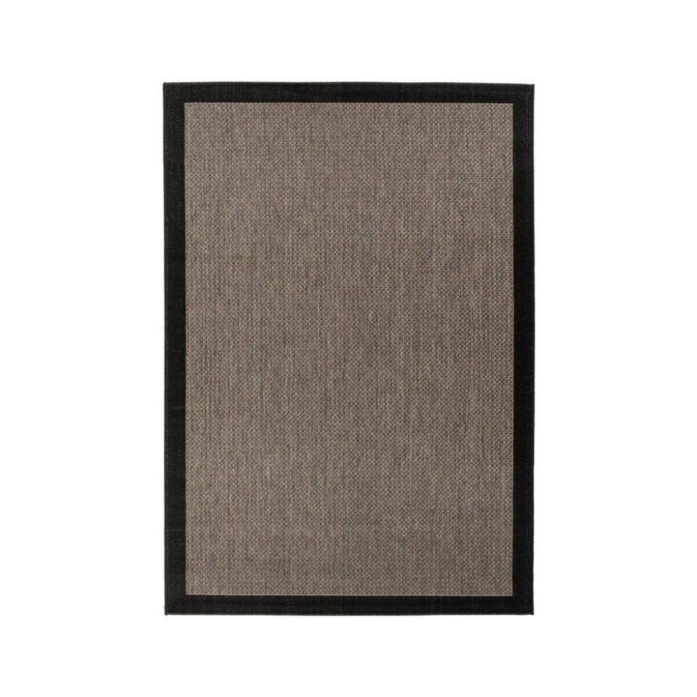Flachwebeteppich Splash 100 Grau / Braun 80/150 cm 