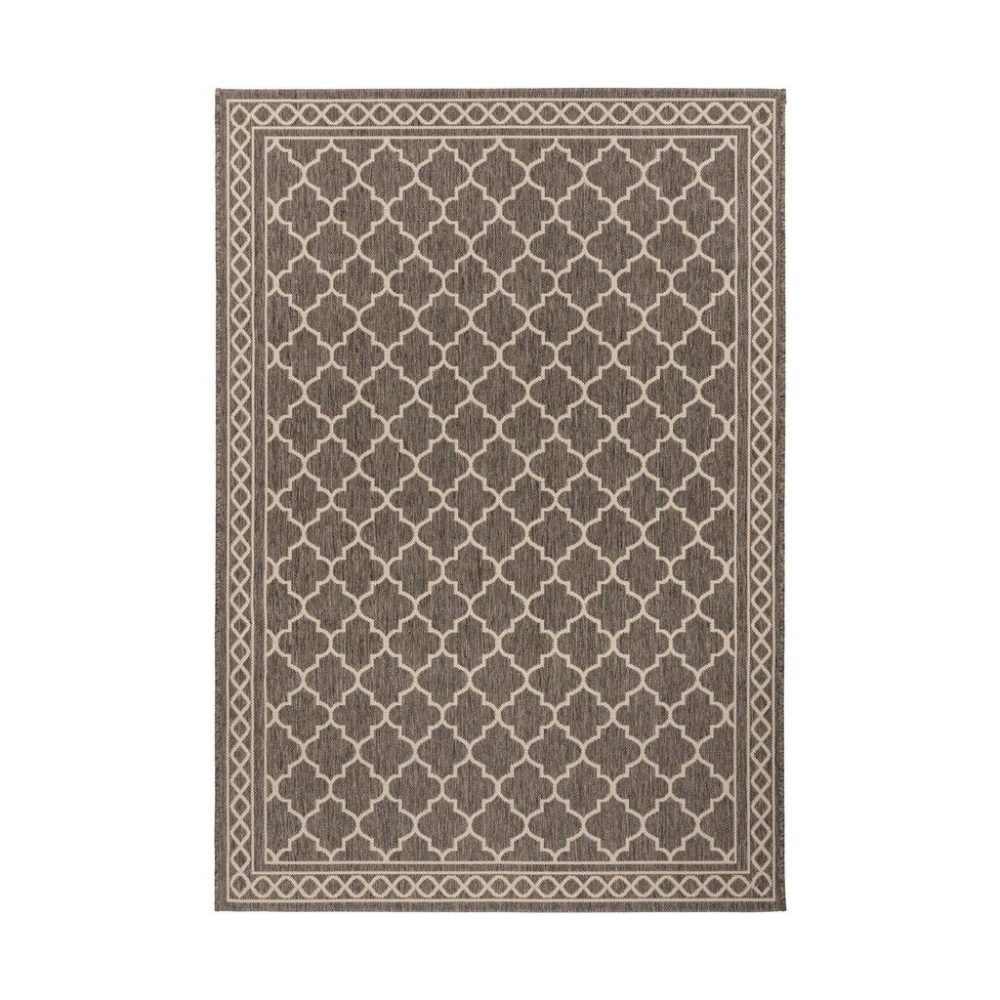Flachwebeteppich Splash 300 Braun / Creme 160/230 cm 