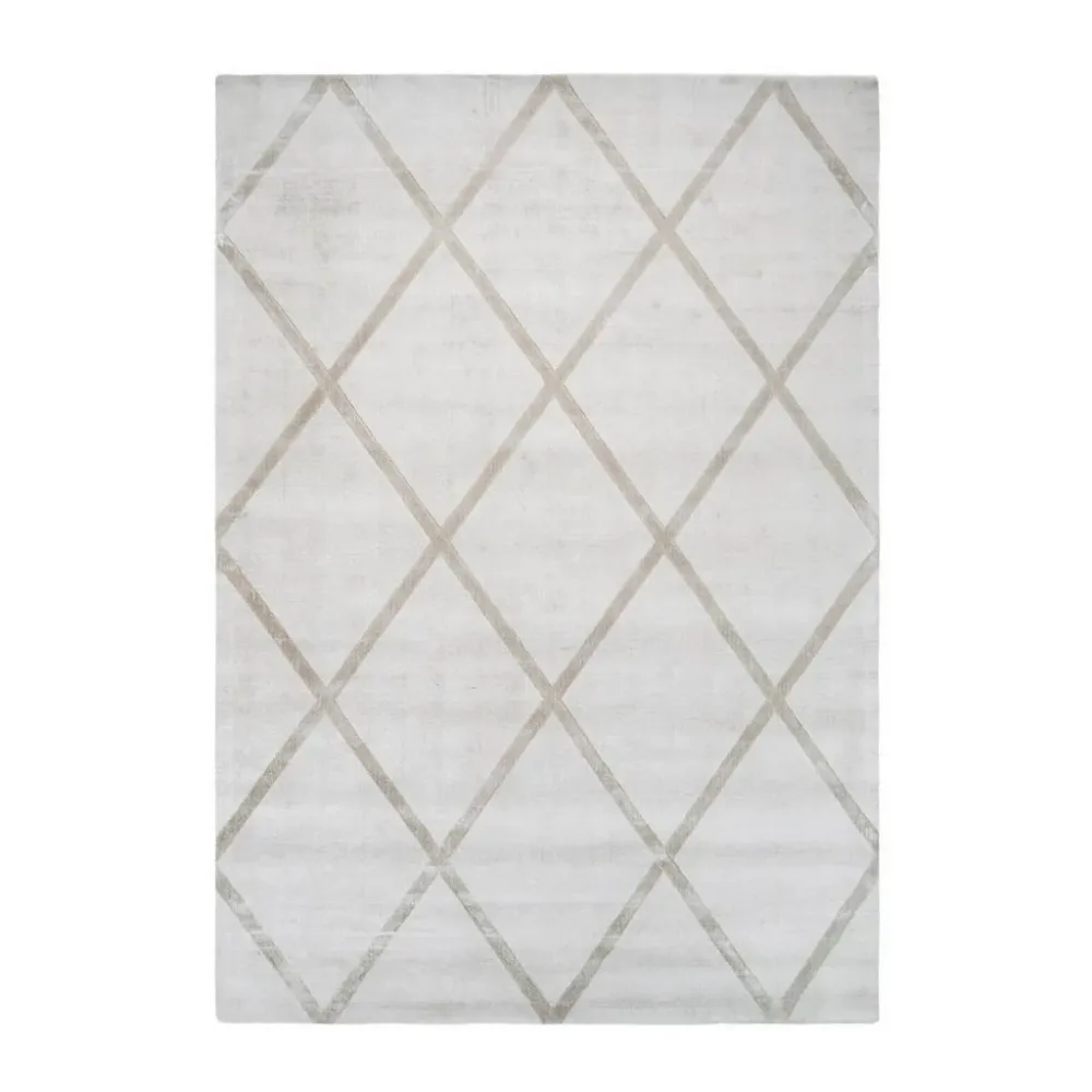 Webteppich Luxury 210 Elfenbein / Taupe 120/170 cm 